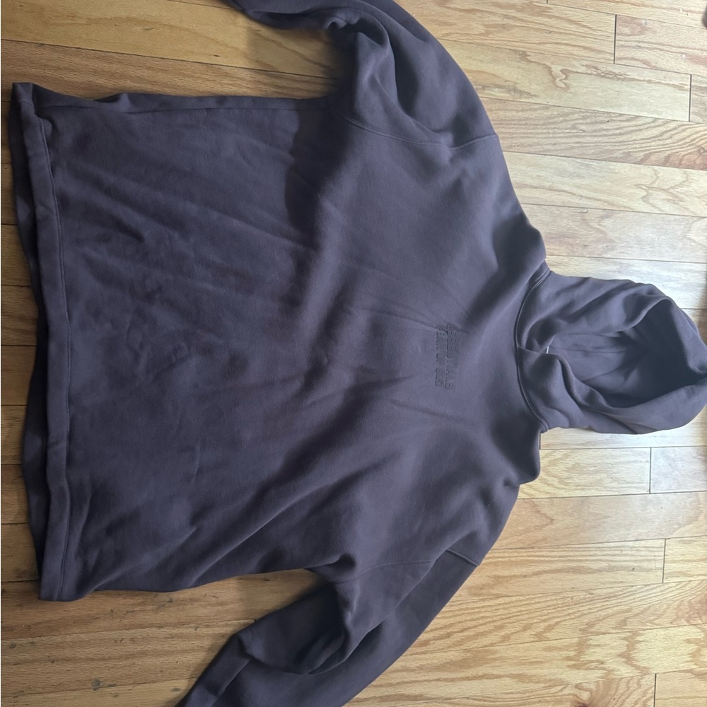 Essentials Brown Sweater Classic Pullover Design